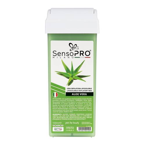Ceara Epilat Unica Folosinta SensoPRO Milano - Rezerva Aloe 100 ml