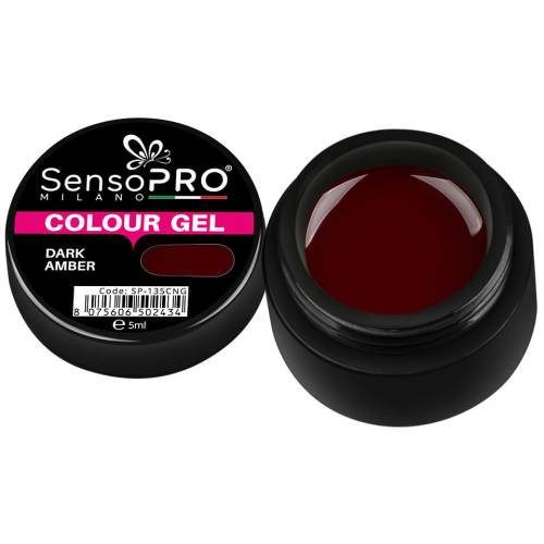 Gel UV Colorat Dark Amber 5ml - SensoPRO Milano