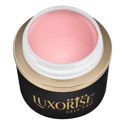 Gel UV Constructie Unghii RevoFlex LUXORISE 15ml - Milky Pink