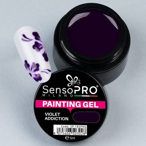 Gel UV Pictura Unghii Violet Addiction 5ml - SensoPRO Milano
