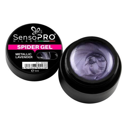 Spider Gel SensoPRO Metallic Lavender - 5 ml