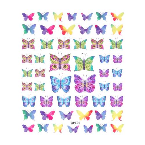 Abtibild Unghii SensoPRO Milano - Butterfly Colors DP124