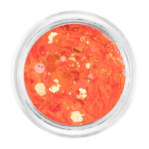 Paiete Unghii Neon Fluorescent LUXORISE - Hot Orange