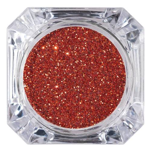 Sclipici Glitter Unghii Pulbere LUXORISE - Orange Red #32