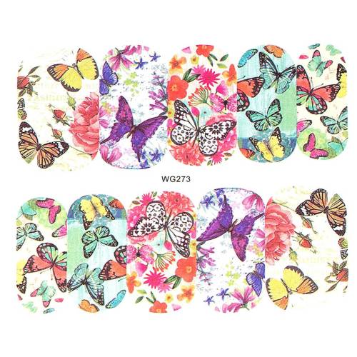 Tatuaj unghii LUXORISE - Butterfly WG273