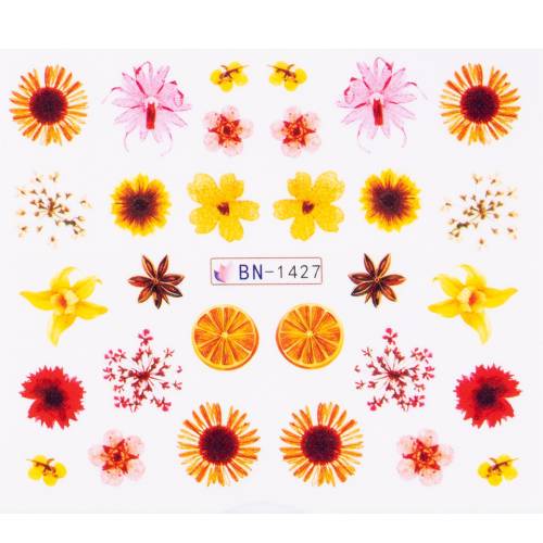 Tatuaj Unghii LUXORISE Flower Challenge - BN-1427