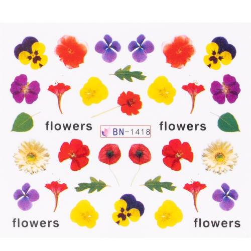 Tatuaj Unghii LUXORISE Flower Spectrum - BN-1418
