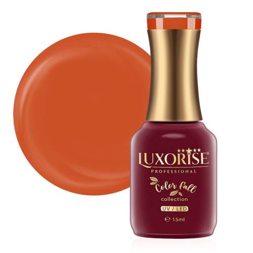 Oja Semipermanenta Color Fall Collection Red October - LUXORISE - 15ml