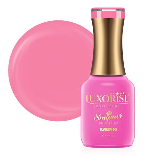 Oja Semipermanenta LUXORISE Summer Collection - Hot Pink 15ml